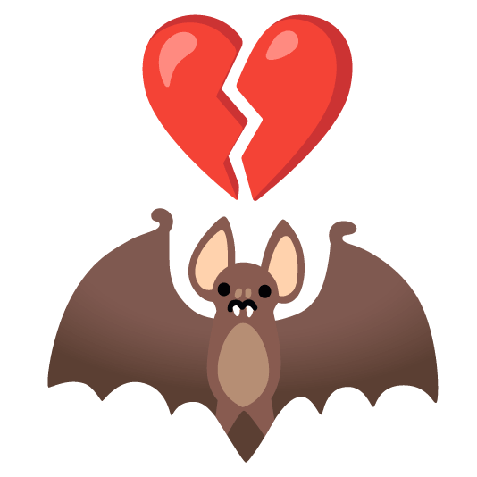 broken heart bat