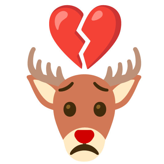 broken heart deer