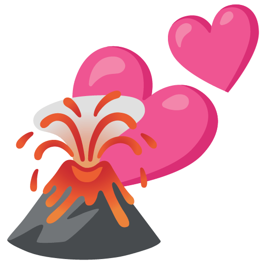 two hearts volcano