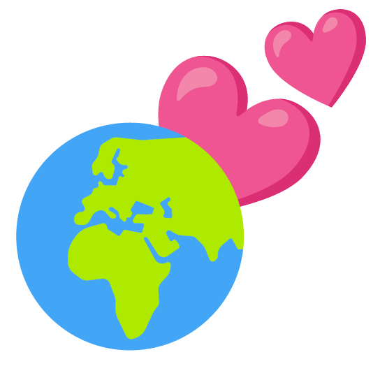 two hearts earth africa