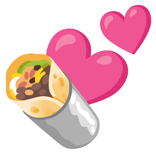 two hearts burrito
