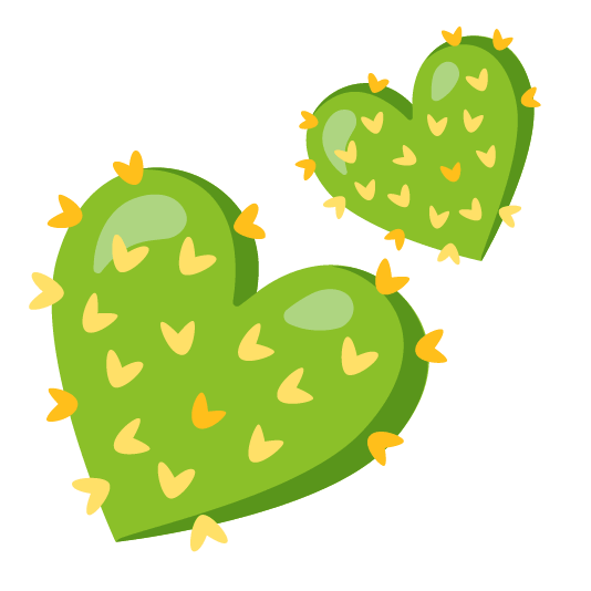 two hearts cactus