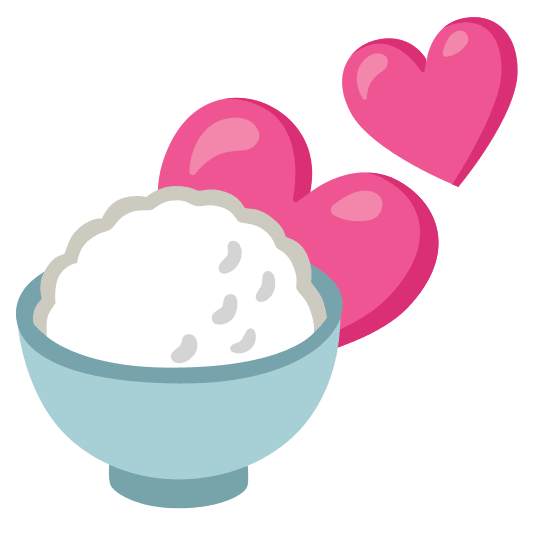 two hearts rice
