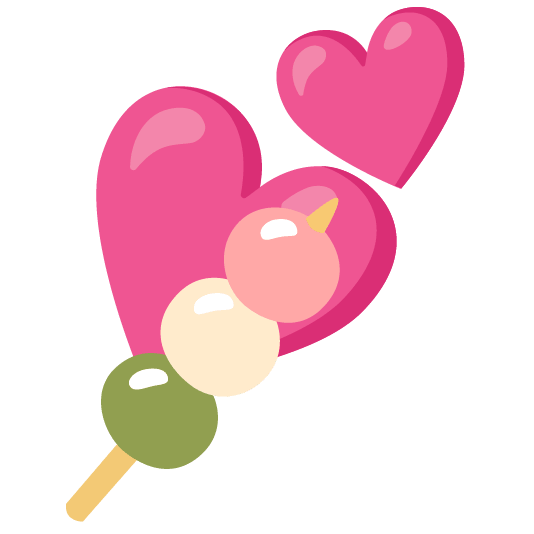 two hearts dango