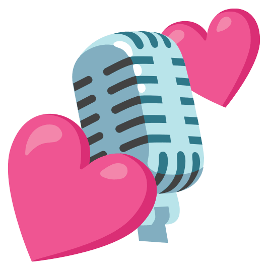 two hearts studio microphone