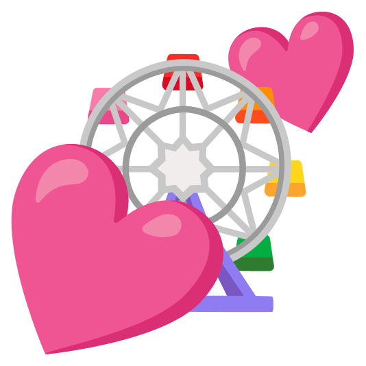 two hearts ferris wheel