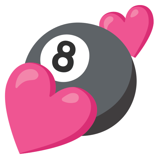 two hearts 8ball