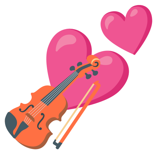 two hearts violin