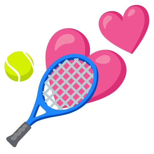two hearts tennis