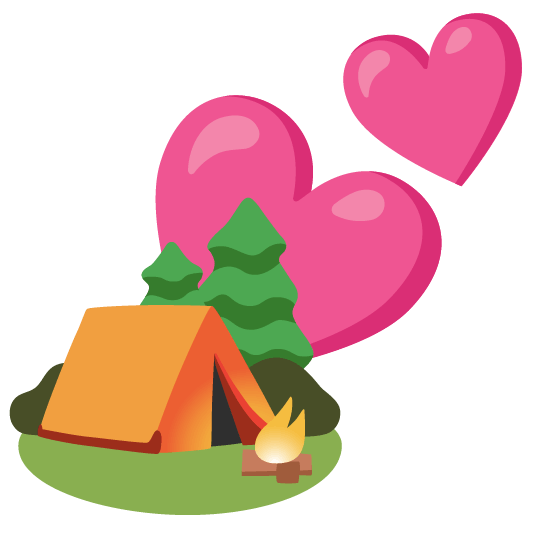 two hearts camping
