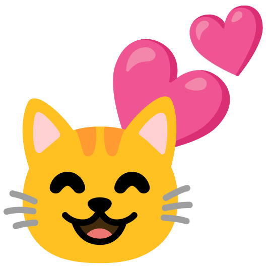 two hearts cat