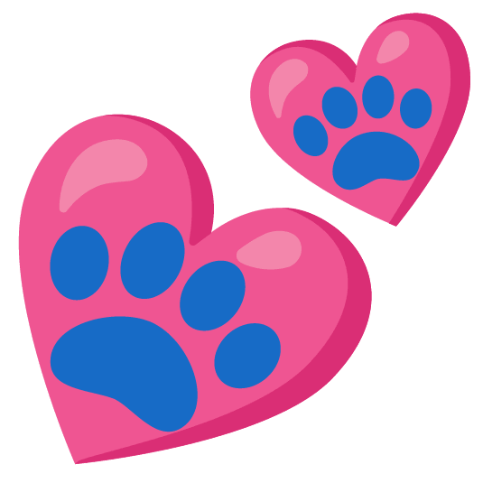 two hearts feet