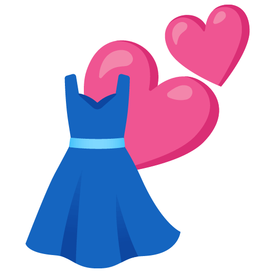 two hearts dress