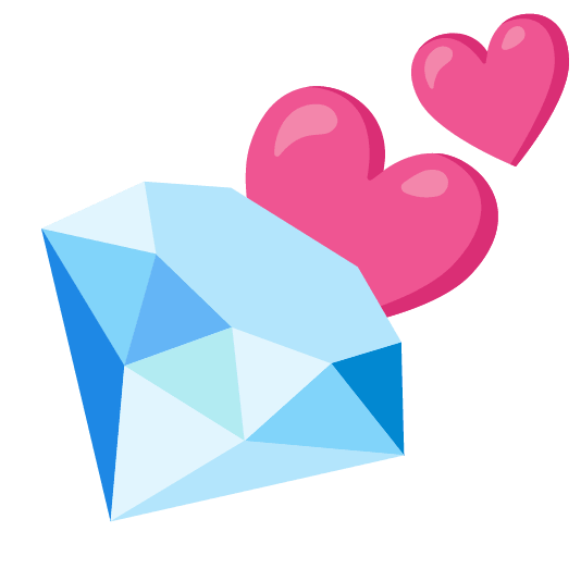 two hearts gem