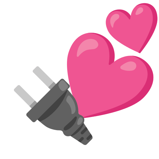 two hearts electric plug