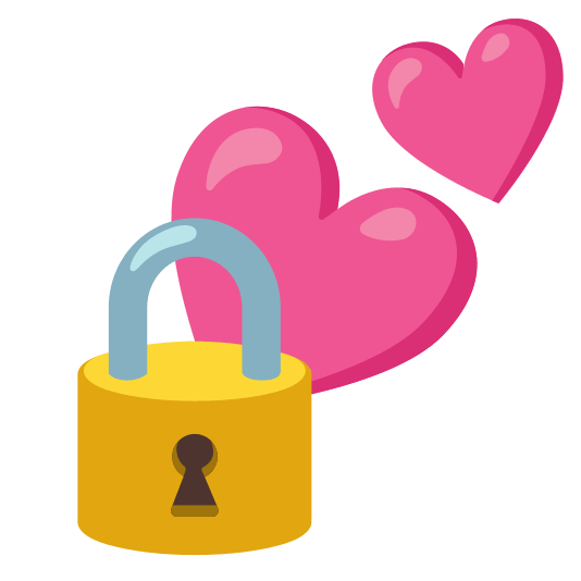 two hearts lock