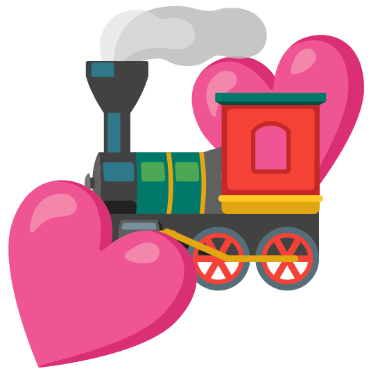 two hearts steam locomotive