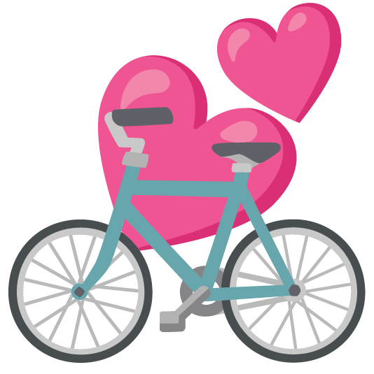 two hearts bike