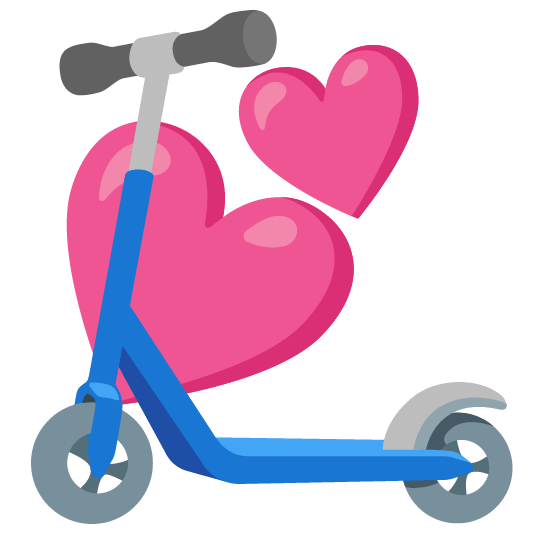 two hearts scooter