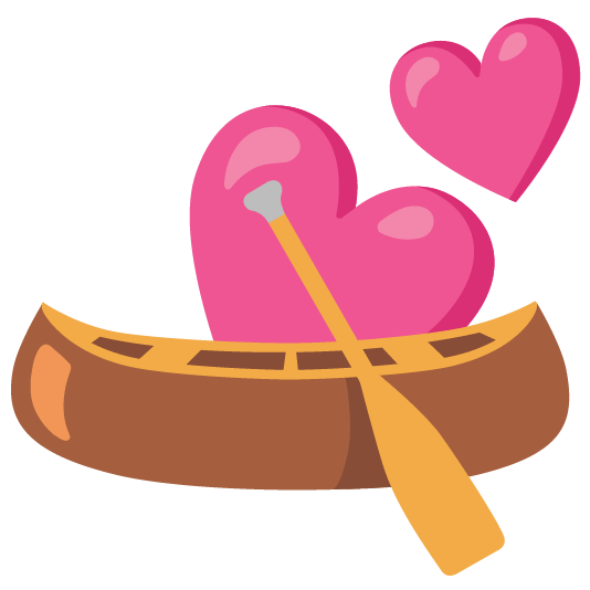 two hearts canoe