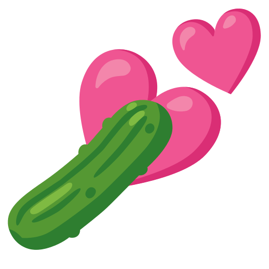 two hearts cucumber