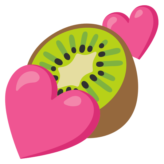 two hearts kiwifruit