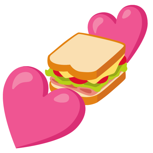 two hearts sandwich