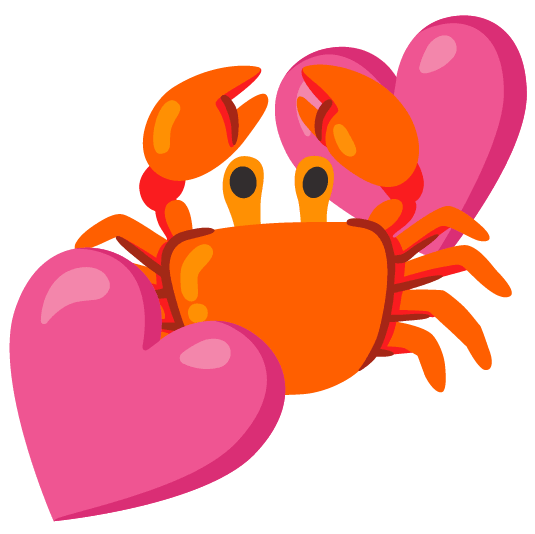 two hearts crab