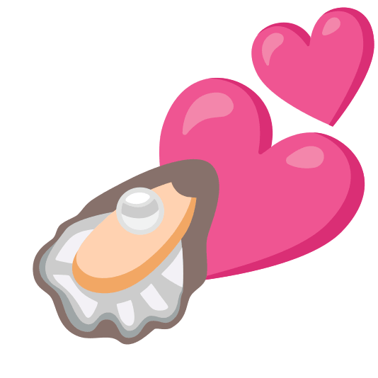 two hearts oyster