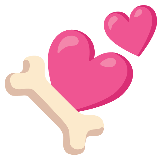 two hearts bone