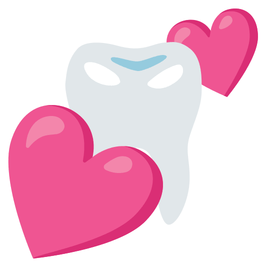 two hearts tooth