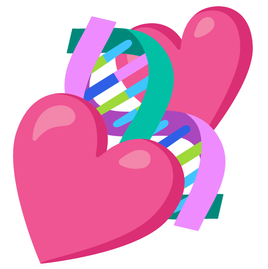 two hearts dna