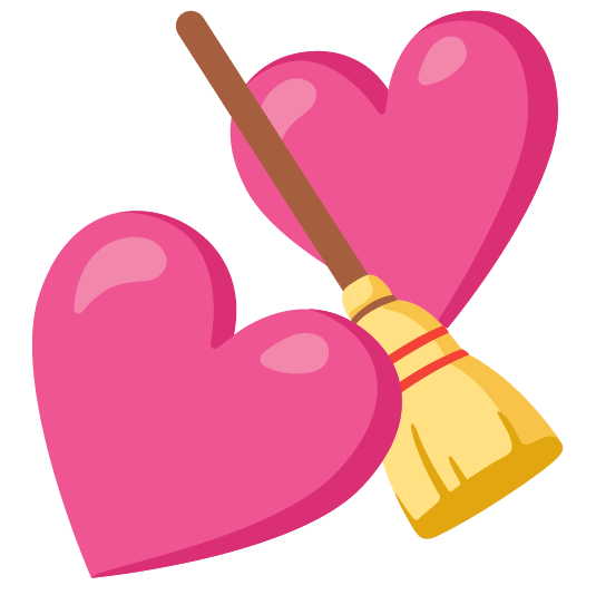 two hearts broom