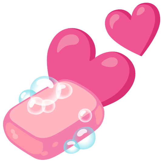 two hearts soap