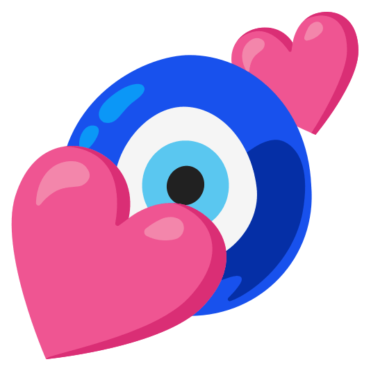 two hearts nazar amulet