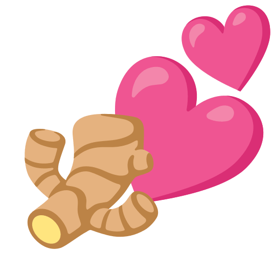 two hearts ginger root