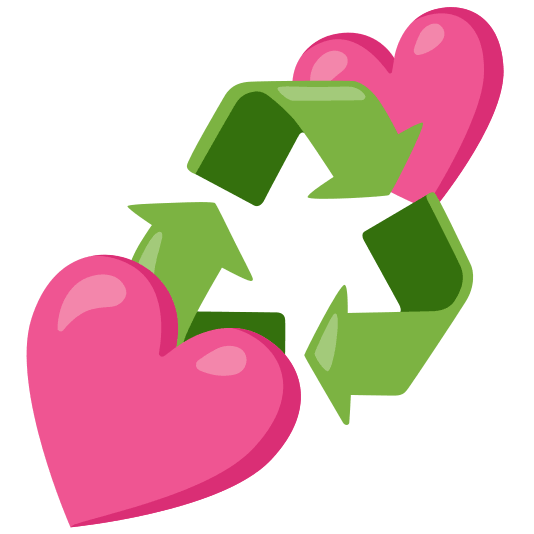 two hearts recycle