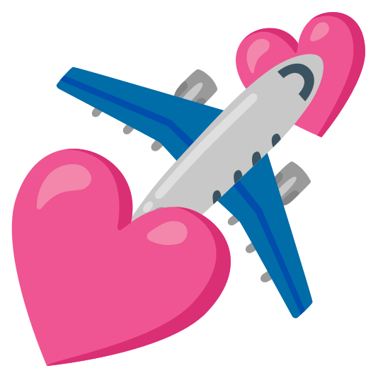 two hearts airplane