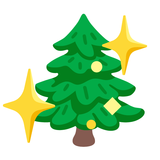 sparkling heart evergreen tree