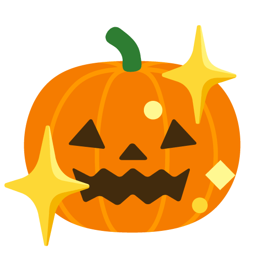 sparkling heart jack o lantern