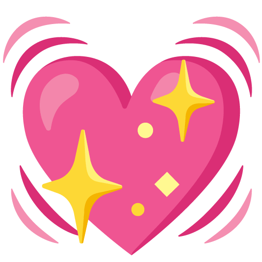 sparkling heart heartbeat