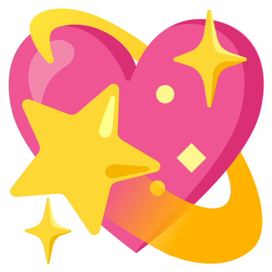 sparkling heart dizzy