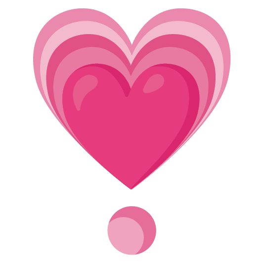 heartpulse heavy heart exclamation mark ornament