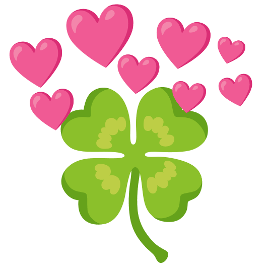 cupid four leaf clover