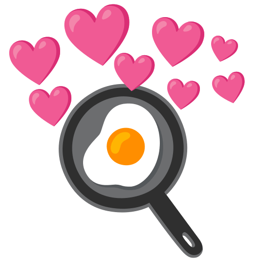 cupid fried egg