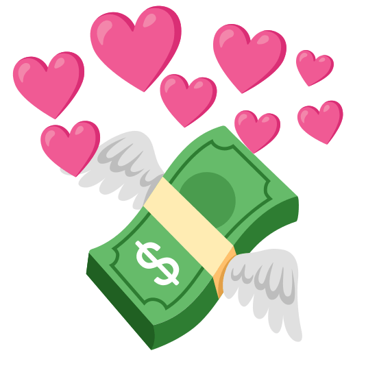 cupid money with wings