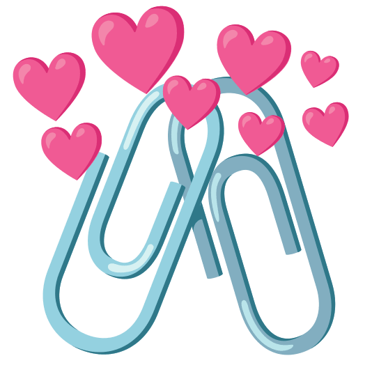 cupid linked paperclips