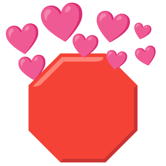 cupid octagonal sign