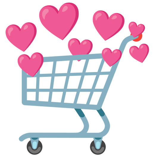 cupid shopping trolley
