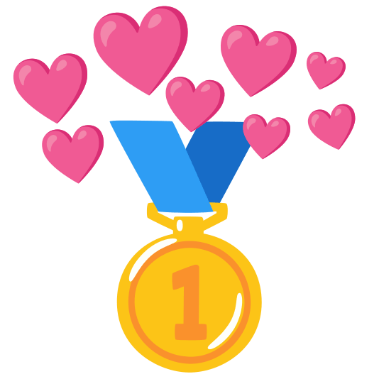 cupid first place medal